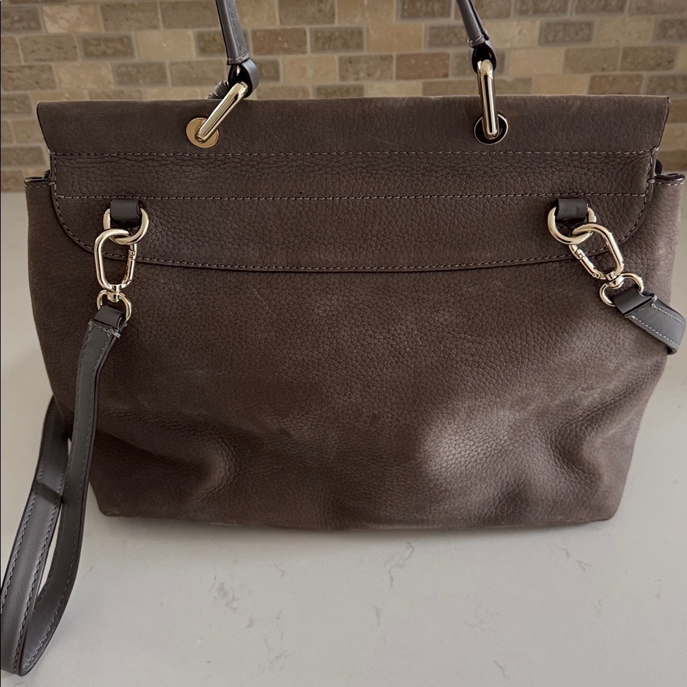 ♠️ Kate Spade Grey Suede Purse NWOT ✨ - Picture 2 of 8